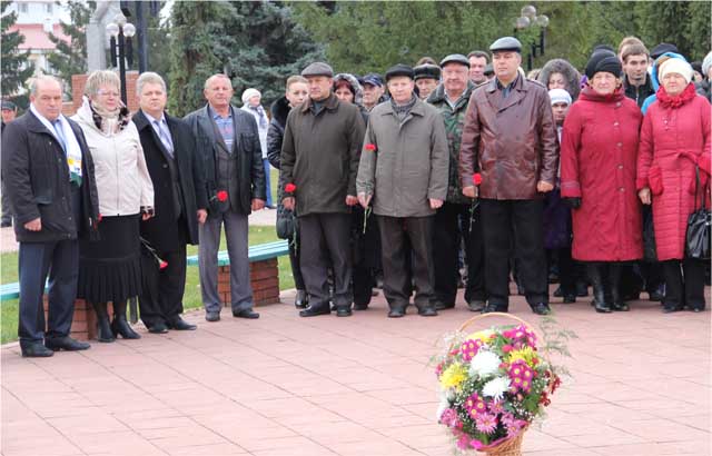 Участники митинга